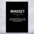 Mindset Motivational Print