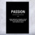 Passion Motivational Print Passion Motivational Print