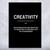 Creativity Motivational Print