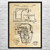 Linear Accelerator Patent Wall Art