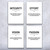 Integrity Passion Motivational Prints Set of 4 Integrity Passion Motivational Prints Set of 4