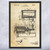 Ice Cream Machine Patent Wall Art
