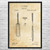 Cricket Bat Patent Wall Art Cricket Bat Patent Wall Art