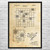 Word Game Patent Wall Art
