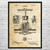 Hydraulic Valve Patent Wall Art