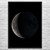Waning Crescent Moon Space Wall Art Waning Crescent Moon Space Wall Art