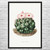 Elephants Tooth Cactus Botanical Art Print Elephants Tooth Cactus Botanical Art Print