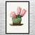 Rainbow Cactus Botanical Art Print