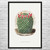 Pincushion Cactus Botanical Art Print
