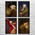 Joseph Ducreux Portrait Art Prints Set of 4 Joseph Ducreux Portrait Art Prints Set of 4