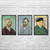 Van Gogh Self Portraits Art Prints Set of 3 Van Gogh Self Portraits Art Prints Set of 3