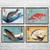 Fish Ukiyo-e Wall Art Set of 4 Fish Ukiyo-e Wall Art Set of 4