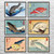 Fish Ukiyo-e Wall Art Set of 6 Fish Ukiyo-e Wall Art Set of 6