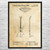 Futura Electric Guitar Patent Wall Art