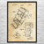 Box Kite Patent Wall Art Box Kite Patent Wall Art