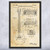 Electric Guitar Patent Wall Art