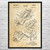 Hockey Gloves Patent Wall Art Hockey Gloves Patent Wall Art