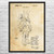 Astronaut Space Suit Patent Wall Art