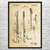 1953 Bass Guitar Patent Wall Art