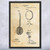 Banjo Patent Wall Art