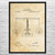 Scales of Justice Patent Wall Art