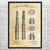 Nautical Telescope Patent Wall Art