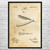 Straight Razor Patent Wall Art Straight Razor Patent Wall Art