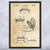 Toilet Seat & Cover Patent Wall Art Toilet Seat & Cover Patent Wall Art