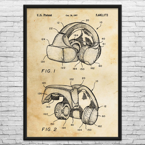 Forte VFX1 Virtual Reality Patent Wall Art