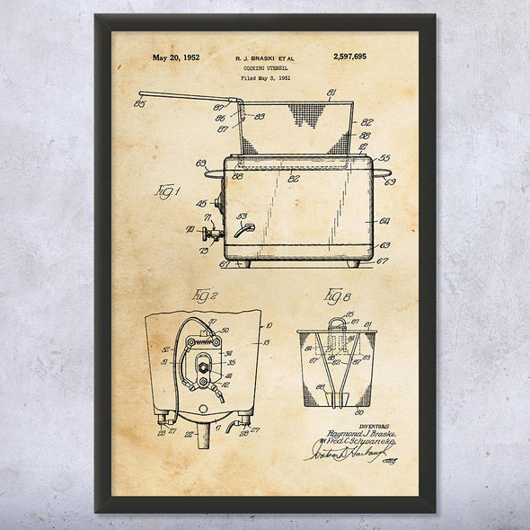 Fryer Patent Wall Art