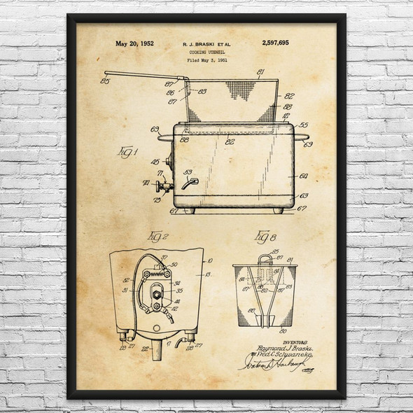 Fryer Patent Wall Art
