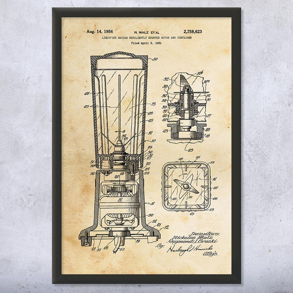 Blender Patent Wall Art