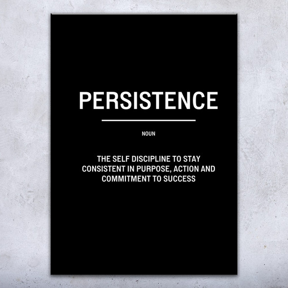 Persistence Motivational Print