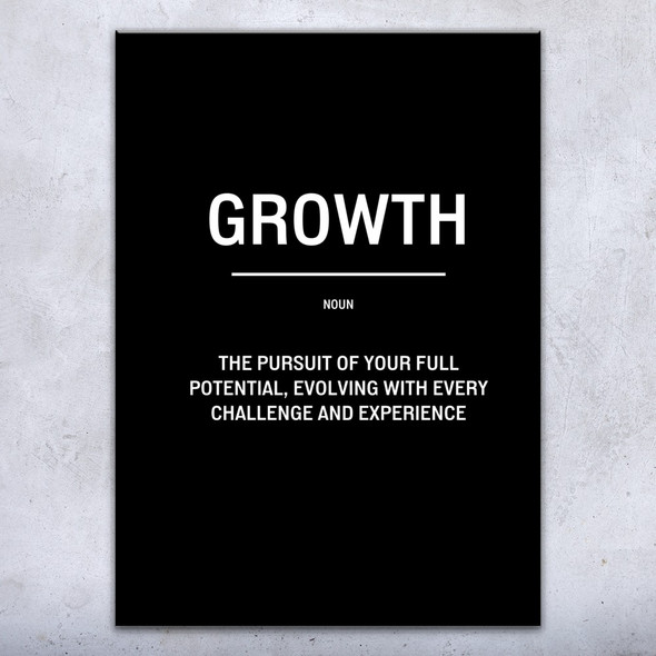 Growth Motivational Print