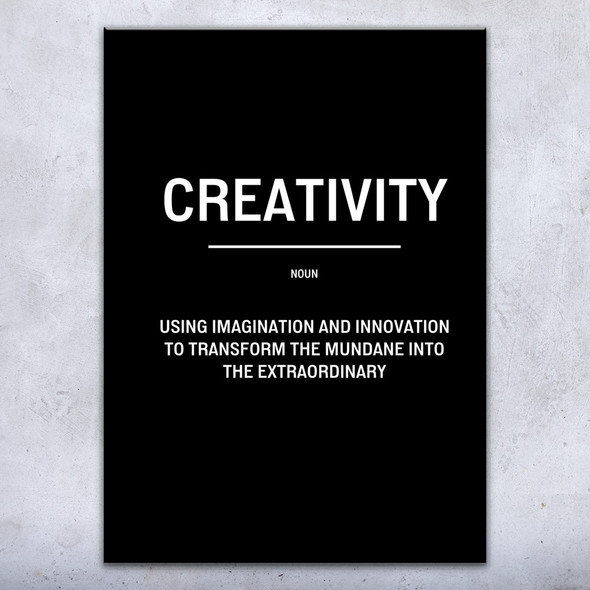 Creativity Motivational Print