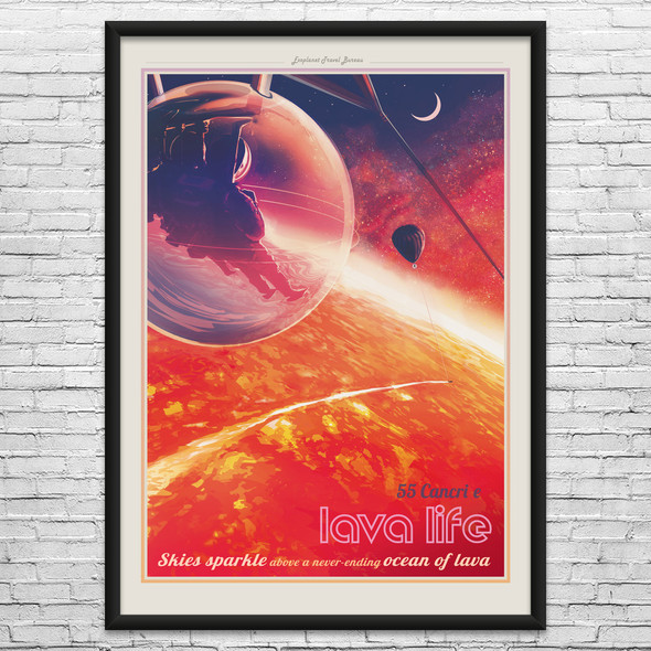 55 Cancri e Space Tourism Wall Art