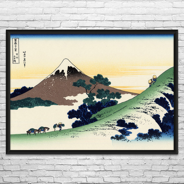 Inume Pass Ukiyo-e Wall Art