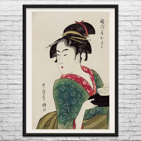 Naniwaya Okita Ukiyo-e Wall Art