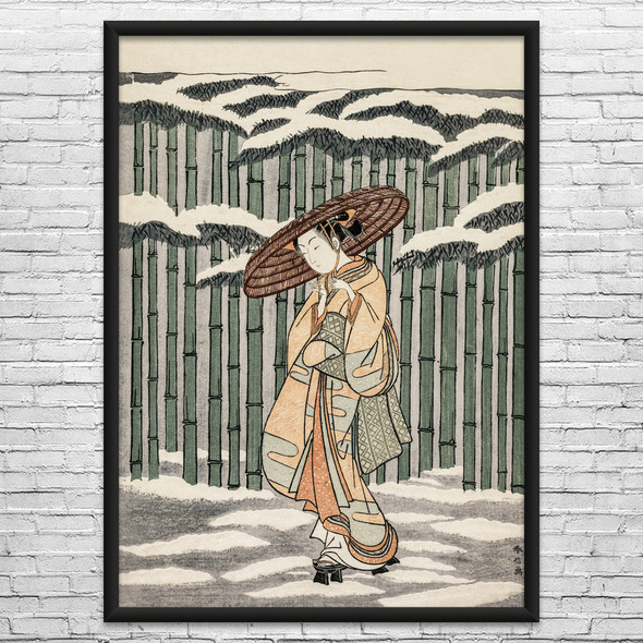 Passing the Bamboo Grove Ukiyo-e Wall Art Passing the Bamboo Grove Ukiyo-e Wall Art