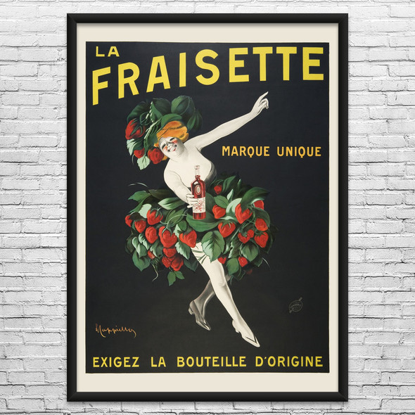 La Fraisette Wine Vintage Ad Wall Art La Fraisette Wine Vintage Ad Wall Art