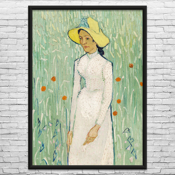 Van Gogh Girl in White Art Print