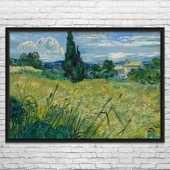 Van Gogh Green Wheat Field Art Print