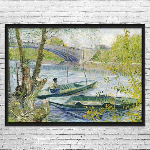 Van Gogh Fishing in Spring Art Print