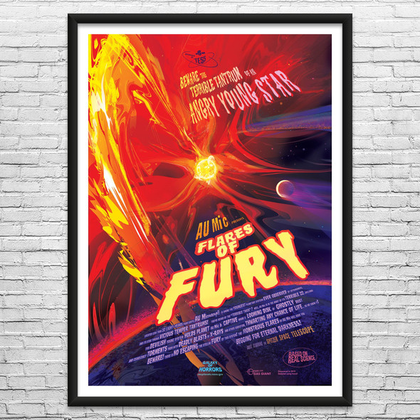 Flares of Fury Space Tourism Wall Art