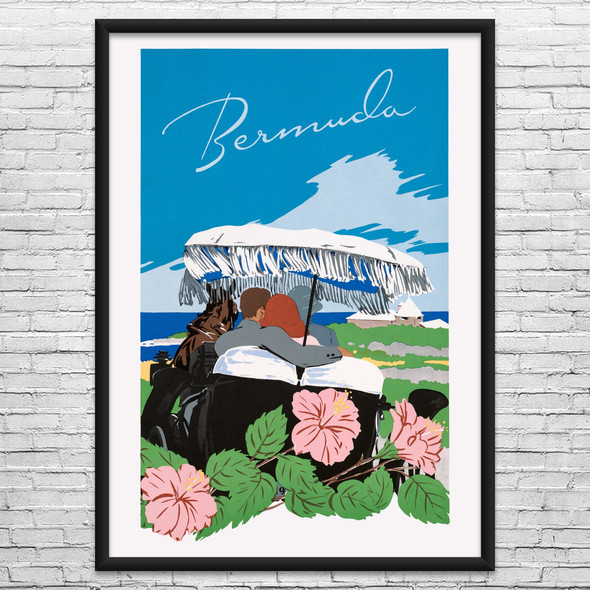 Bermuda Vintage Travel Art