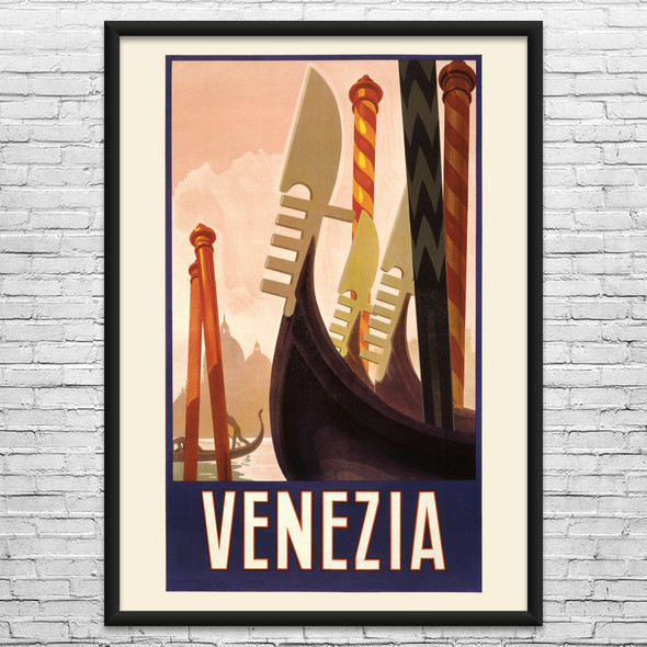 Venezia Vintage Travel Art Venezia Vintage Travel Art