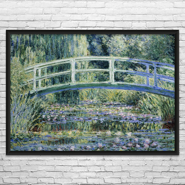 Monet Water Lilies & Japanese Bridge Art Print