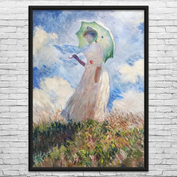 Monet Suzanne Hoschede Art Print