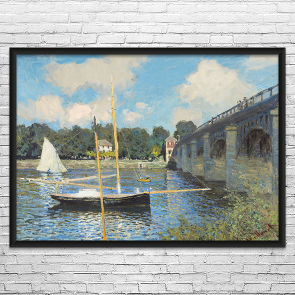 Monet Bridge at Argenteuil Art Print Monet Bridge at Argenteuil Art Print