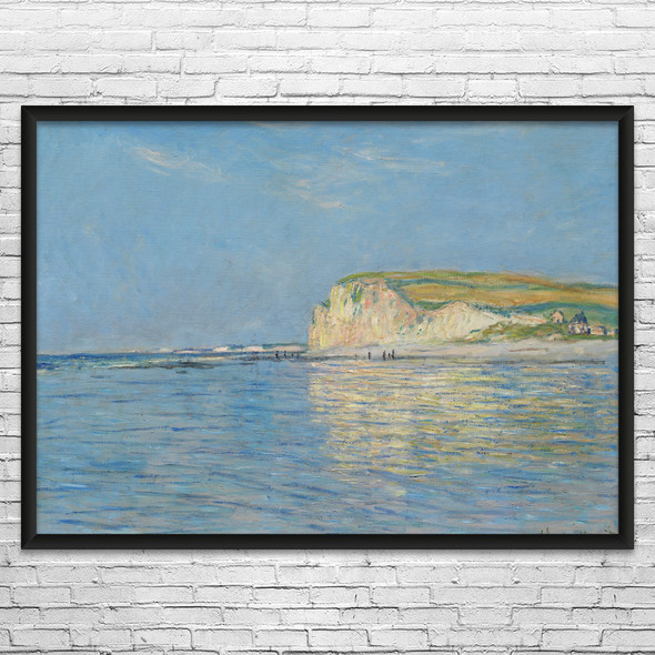 Monet Low Tide at Pourville Art Print
